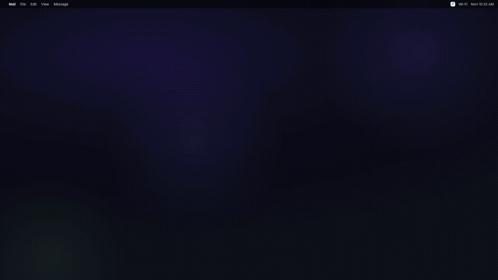 RewordIt demo — select text, press hotkey, text is rewritten